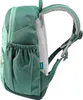 Side view of a green children's backpack. Podgląd zdjęcia produktu