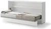 Schrankbett 90 x 200 Horizontal BC-06 Weiß Matt LENART BED Produktbild-Vorschau 1