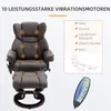 HOMCOM Relaxsessel mit Fußhocker, Elektrischer Produktbild-Vorschau 4