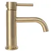 Rea Waschbeckenarmatur Lugano Low Brush Gold Produktbild-Vorschau 3