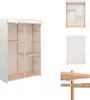 vidaXL Kleiderschrank mit 3 Ebenen 110 x 40 x 170 cm -  Produktbild-Vorschau 1
