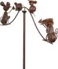 Metall Gartenstecker Katze und Mäuse - Deko-Figur auf Produktbild-Vorschau 4