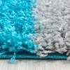 Carpetsale24 Tappeto Shaggy a Pelo Alto Design a Quadri Anteprima dell’immagine prodotto 2