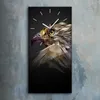 Wandkunst Leinwand Bild Uhr Geräuschlos Kunstdruck 30x60 Produktbild-Vorschau 2