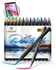 LIEBERGE Pinselstifte Premium-Set - 24 Brushpens + 2 Produktbild-Vorschau 1
