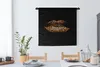 MuchoWow® Wandteppich Wandbehang Lippen - Tigerdruck - Produktbild-Vorschau 2
