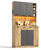 Armadio alto 180x100x40, con illuminazione a LED, presa di Anteprima dell’immagine prodotto 8