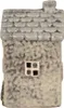 Clayre & Eef Dekoratives Haus mit LED LED 6x6x11 cm Grau Produktbild-Vorschau 4