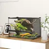 PawHut Terrarium für Reptilien Glasterrarium 48L mit Produktbild-Vorschau 2