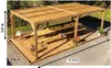 Pergola Thermauvent - Bois thermochauffé - Ventelles Voir les images du produit 1