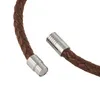 Lederkette geflochten Leder-Band Halskette mit Anhänger Produktbild-Vorschau 3