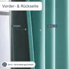 2 fluwelen gordijnen, verduisterend, met isolerende Productafbeelding-voorbeeld 3