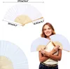 12 STK. Handfächer Weiß Rosa Bunte Fächer Papierfächer Produktbild-Vorschau 2