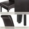 Chaise aspect cuir - marron, Lot de 4 Voir les images du produit 5