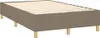 The Living Store Boxspringbett mit Matratze Taupe 120x200 Produktbild-Vorschau 3
