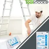 A man painting a room, with a ladder and drop cloths. Náhľad obrázku produktu
