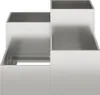 vidaXL Gartenblumentopf Silber 100 x 100 x 60 cm Edelstahl Produktbild-Vorschau 5