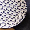 HOMLA NAVIA Talerz obiadowy granatowy w kwiaty 27 cm Podgląd zdjęcia produktu 6