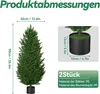 JOIEYOU 2 kusy umelá rastlina 90 cm umelé rastliny z PE Náhľad obrázku produktu 2