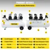 VEVOR Flüster Kompressor Ölfrei Luftkompressor 22 Gallonen Produktbild-Vorschau 4