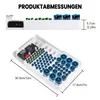 Batterie-Aufbewahrungsbox mit Tester, transparenter Deckel, Produktbild-Vorschau 2