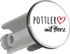 Huuraa Waschbeckenstöpsel Pottler mit Herz 4cm Produktbild-Vorschau 1