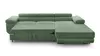AX LIVING Salbeigrün Cord Couch L Form – Arborio R Produktbild-Vorschau 3