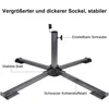 Tragbarer Schirmständer aus Eisen, klappbar, stabiler Produktbild-Vorschau 4