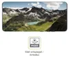 A product image showing a landscape on a screen, with a graphic and text below indicating a matte, anti-reflective feature. Produktbild-Vorschau