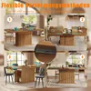 Flieks Ausziehbarer Esstisch 120/160x80x76 cm, Küchentisch Produktbild-Vorschau 8