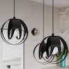 Lampa wisząca TULOS czarna 3xE27x15W metal wym:117x30x30cm Podgląd zdjęcia produktu 8