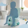 Relaxdays, detská toaleta v tvare lietadla s vekom, Náhľad obrázku produktu 3