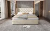 Letto imbottito 140x200 cm con spazio contenitore a Anteprima dell’immagine prodotto 18