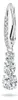 Orecchini Swarovski Stilla Attract Trilogy, color argento, Anteprima dell’immagine prodotto 3