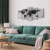 Italienischer Leinwand Leinwandbild - Concrete World (5 Produktbild-Vorschau 4