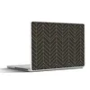 MuchoWow® Laptop Aufkleber Sticker Cover Muster - Grau - Produktbild-Vorschau 1