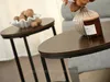 Set di tavolini da caffè JACEK S - noce / nero Anteprima dell’immagine prodotto 6