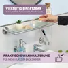 bremermann seria łazienkowa PIAZZA - półka szklana z ramą z Podgląd zdjęcia produktu 3
