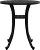 vidaXL Gartentisch Schwarz Ø48x53 cm Aluminiumguss Produktbild-Vorschau 5