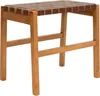 HOMLA FUTURUM Drevená stolička hnedá 50x35x45 cm Náhľad obrázku produktu 1