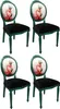 Casa Padrino Luxus Barock Esszimmer Set Flamingo mit Krone Produktbild-Vorschau 1