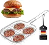bremermann Support pour griller les burgers pour 4 galettes Voir les images du produit 1