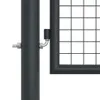 vidaXL Portail de jardin en maille Acier galvanisé 400 x Voir les images du produit 5