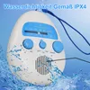 Wasserdichtes kabelloses FM-Badezimmer-Radio , tragbares Produktbild-Vorschau 2