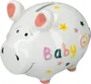 KCG Sparschwein Baby Girl Keramik mit Stopfen 12x10cm Produktbild-Vorschau 1