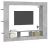 vidaXL TV skříňka betonová šedá 152x22x113 cm odvozený Náhled obrázku produktu 3