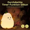 LED Nachtlicht Silikon Birne Touch Nachtlampe USB-Aufladbar Produktbild-Vorschau 8