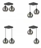 LUXOLAR Pendelleuchte 2 flammig Schwarz, Led Deckenlampe Produktbild-Vorschau 6