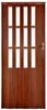 A closed folding door with glass panels. Produktbild-Vorschau