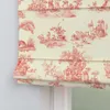 Dekoria Raffrollo Capri, creme- rot, 120 x 160 cm Produktbild-Vorschau 4